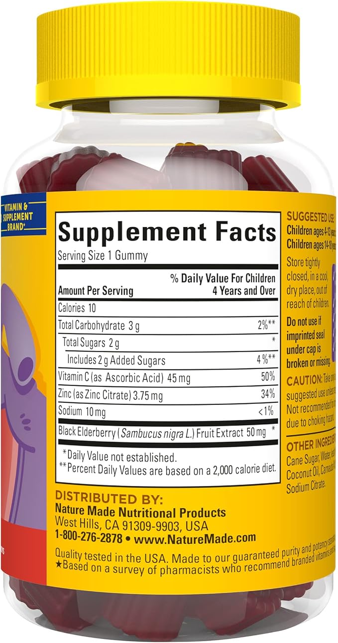 Nature Made Kids First Elderberry 40 Elderberry