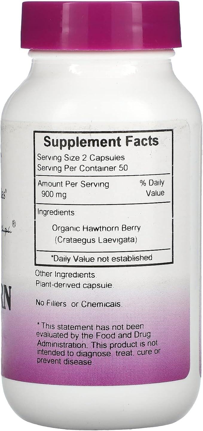Hawthorn Berry 100 Capsules