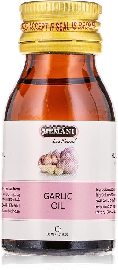Hemani Garlic 100% Natural Cold Pressed 30ml
