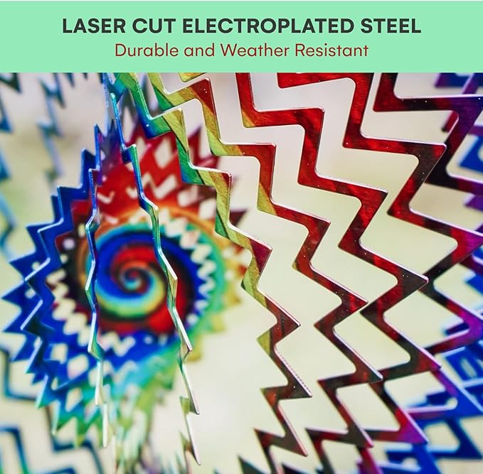 VP Home Celestial Planet Kinetic Wind Spinner for Yard and Garden Wind Spinner Outdoor Metal Large Hanging Plantary Decor 3D Garden Art Wind Sculpture Spinners Kinetic Art Garden Decorations