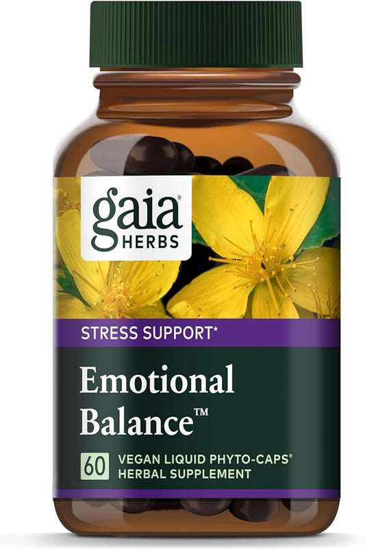 Gaia Herbs Emotional Balance 60 Vegan (20-Day Supply)