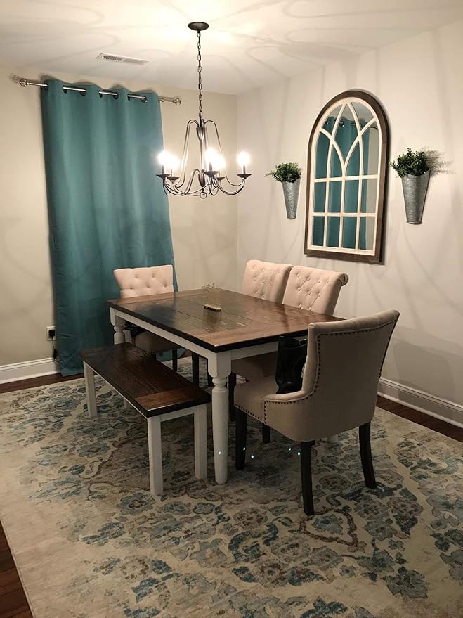 Dahey 2 Pack Galvanized Metal Wall Planter with Artificial Eucalyptus Farmhouse Decor Hanging Wall Vase Planters Flowers Holder for Country Rustic Home Wall Decor,Silver