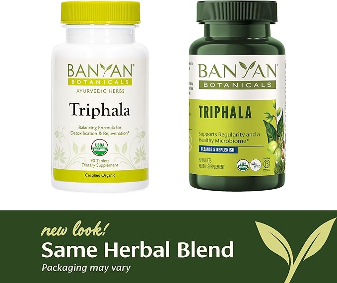 Banyan Botanicals Triphala Tablets 90 Tablets