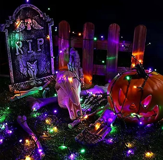 OZS 2PACK 164ft 400LED Extendable Color Changing Christmas String Lights Indoor/Outdoor, Waterproof 8 Modes Multicolor Christmas Tree Lights for Garden Christmas Decorations (Multicolor Light)