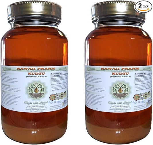 Hawaii Pharm Kudzu Alcohol-FREE Liquid Extract, 2x32 oz