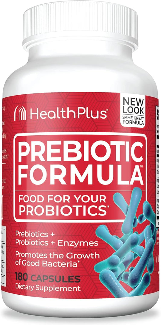Health Plus Prebiotic Formula (180 Capsules, 60 Servings)