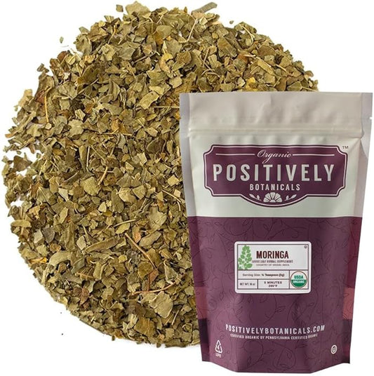 Organic Positively Botanicals Company, Moringa Leaf, 16 Ounce