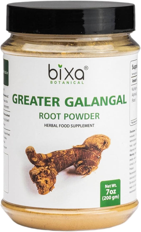 bixa BOTANICAL Greater Galangal Root Powder 200 gm (7 Oz),