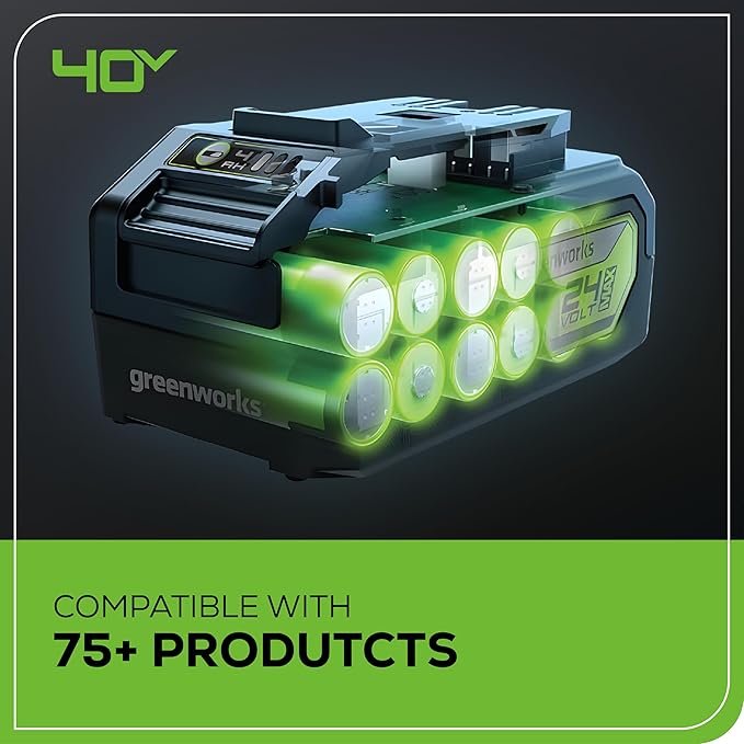 Greenworks 40V Cordless 2-in-1 Trimmer Edger (Gen 2) - 13" Lawn Weed Wacker for Fence & Sidewalk , Lightweight Gas Trimmer Alternative with Auto Feed Spool , 2.0Ah Battery & Charger (40-Min Runtime)