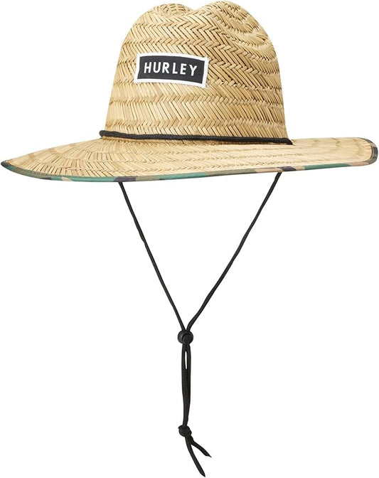 Hurley Men's Straw Hat - Bayside Lifeguard Straw Sun Hat