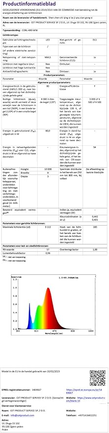 32.8ft(10M) DC 24V Blue COB LED Strip Light IP65 Waterproof 3840LEDs Uniform Glow Dotless Flexible LED Tape Lights for DIY Garden Backyard Hallways Stairs Decoration(No Power Supply)