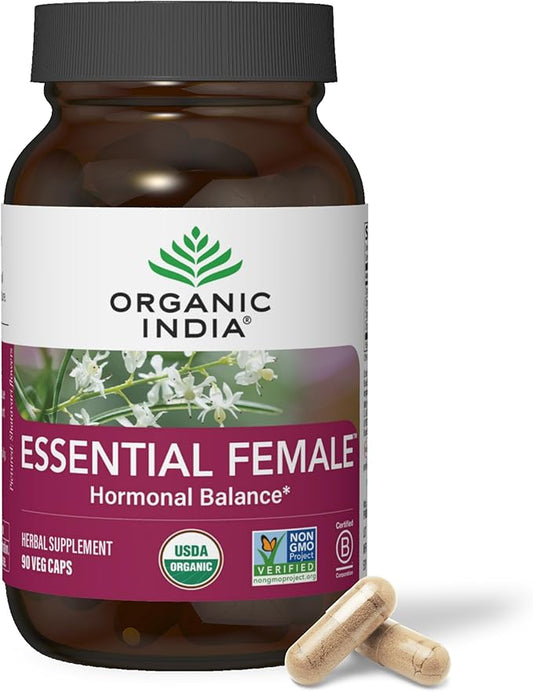 ORGANIC INDIA Essential Female Herbal Supplement 90 Capsules