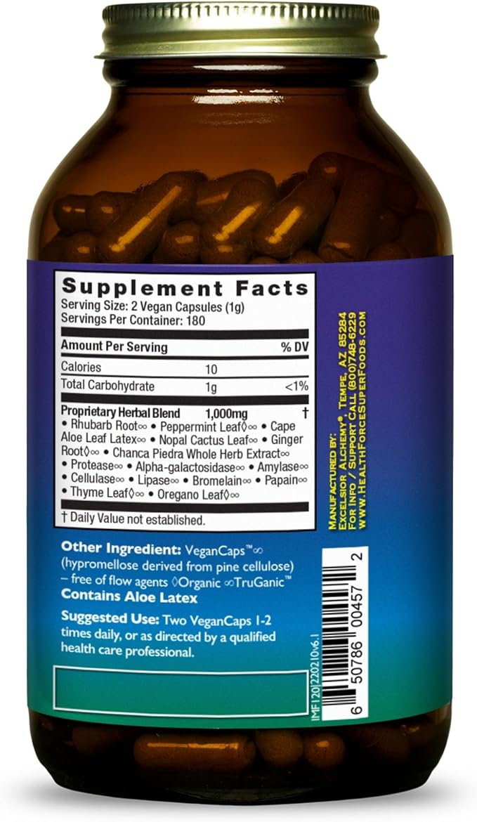 HEALTHFORCE SUPERFOODS Intestinal Movement Formula 360 Capsules