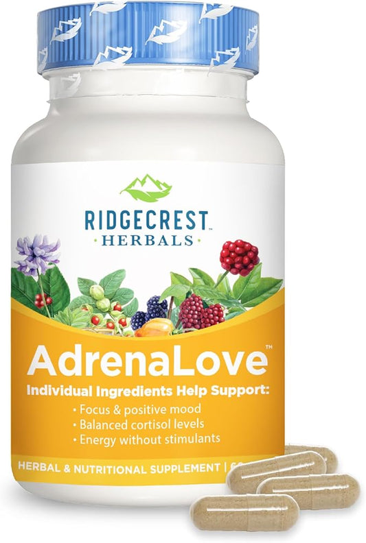 RidgeCrest Herbals Adrenal Fatigue Fighter (New (60 Caps, 30 Serv)