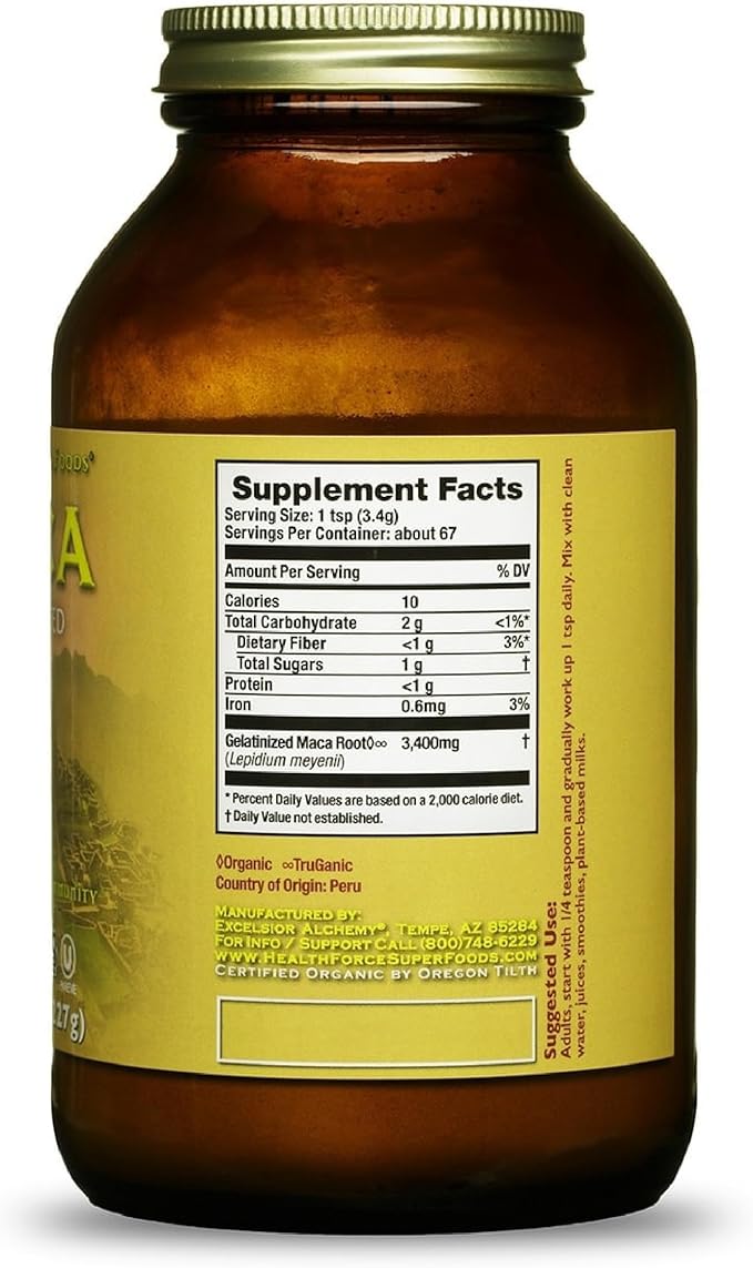 Healthforce Superfood Gelatinized Maca 8 Oz