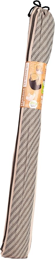 La Siesta® - XL King Habana Cotton Hanging Hammock Chair, Indoor Outdoor Hammock Swing Chair, Boho Hanging Chair Bedroom Patio, Max 355 Lbs, Zebra