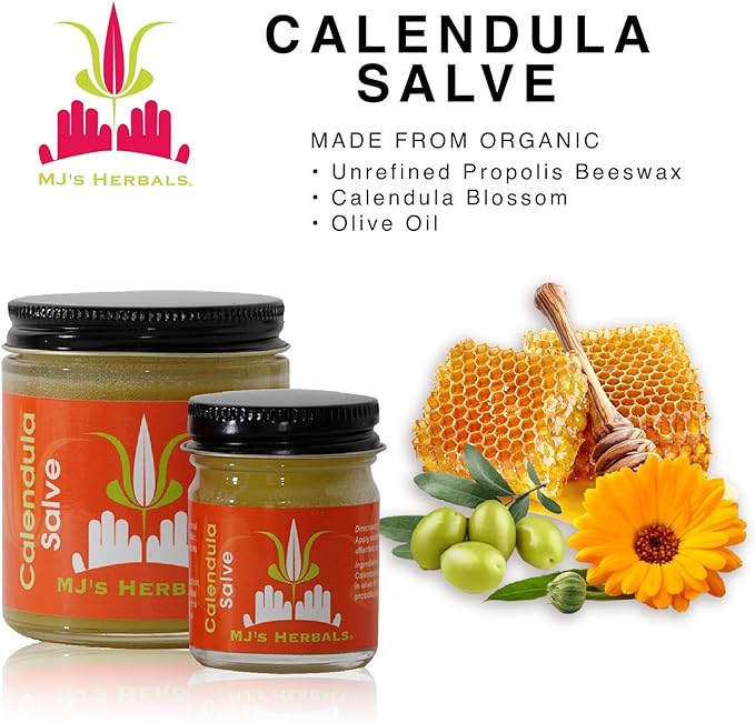 MJ’s Herbals Calendula Salve (4 oz)