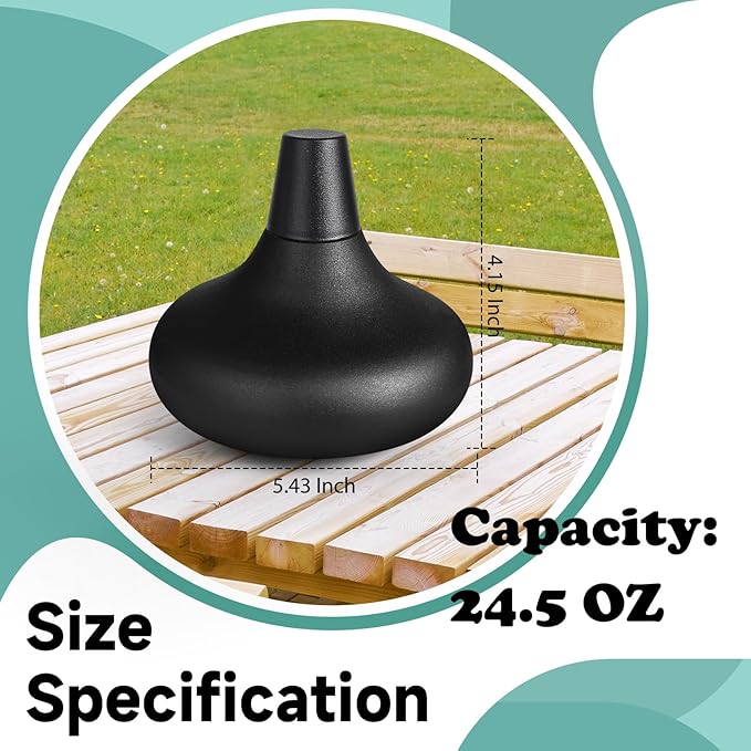 4 Pack Metal Table Top Torches,24.5 oz Citronella Torches for Outside,Refillable Flame Light Torch with Wicks and Covers, Landscape Lanterns Torches for Party, Garden Decor,DIY