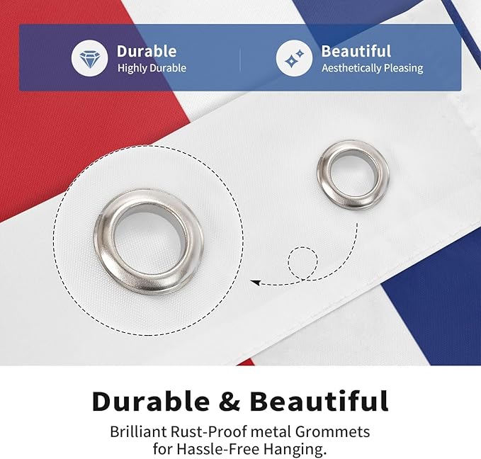 Costarica Flag Garden Yard House 2x3 ft Flags Double Sided Print Banner Indoor Outdoor Party Home Decorations for Boat Dorm House Balcony