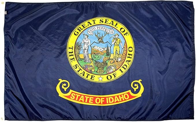 FlagSource Idaho Nylon State Flag, Made in USA, 5x8'