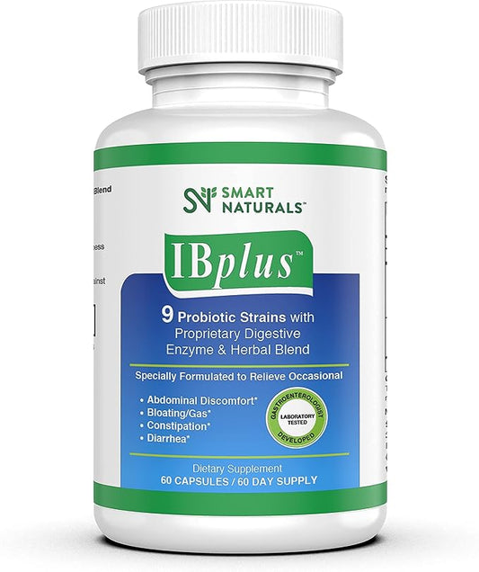 IBplus® Probiotic, Digestive Enzyme & Herbal Formula-60 Capsules!!