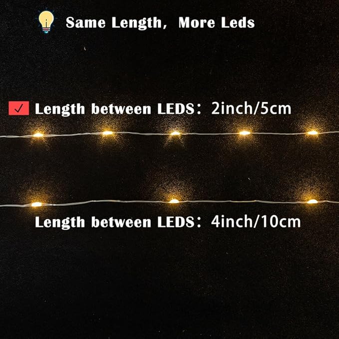 Fairy Lights Plug in,328FT 2000 LEDs Waterproof String Lights,Twinkle Light with Remote for Outdoor Indoor Christmas Wedding Birthday Garden Party Decorations,2 Inch Space,Warm White