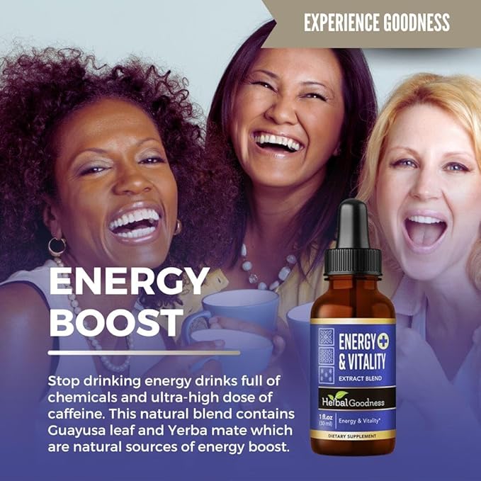 Herbal Goodness Energy and Vitality 1oz -
