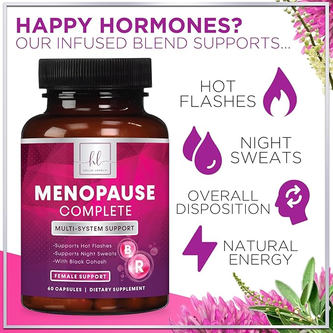 Hello Lovely! Menopause Relief for Women 60 Capsules