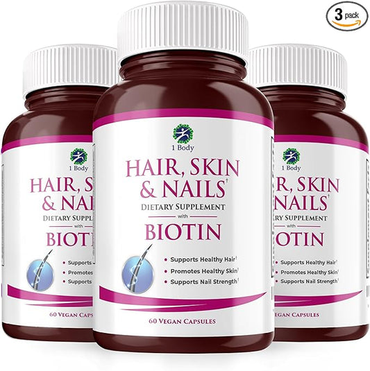 Hair Skin and Nails Vitamins 3 Pack 25 Other