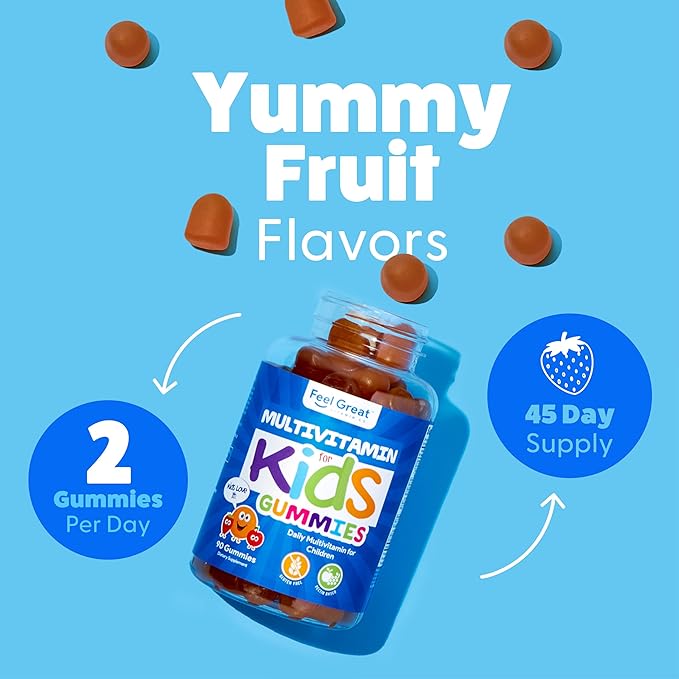 Feel Great Kids Multivitamin Gummies 45 Day