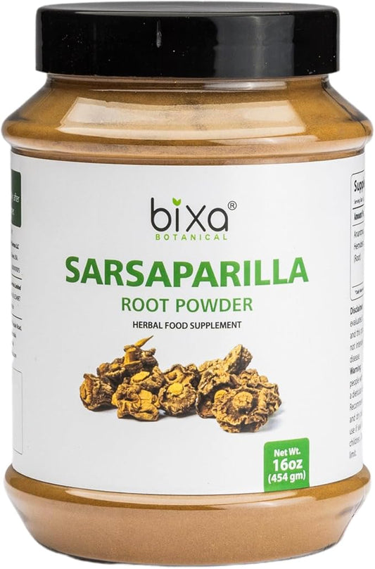 bixa BOTANICAL Sarsaparilla Root Powder 1 /16 Oz 100% Pure.
