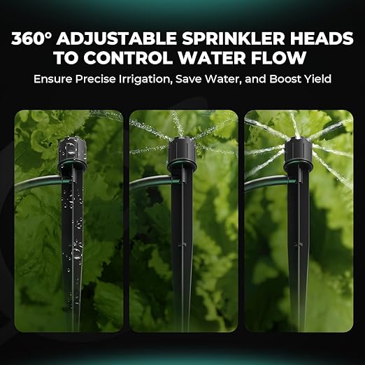 MARS HYDRO 2025 New Auto Drip Irrigation Kits with 13 Gallon Foldable Bucket, 24W Upgraded Water Pump, 8 Drip Emitters, Garden Watering System for Grow Tent Indoor, Lawn, Greenhouse, Yard