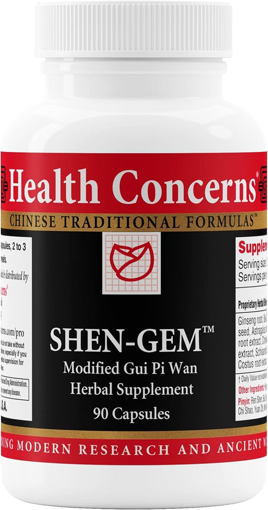 Health Concerns Shen-Gem 90 Capsules
