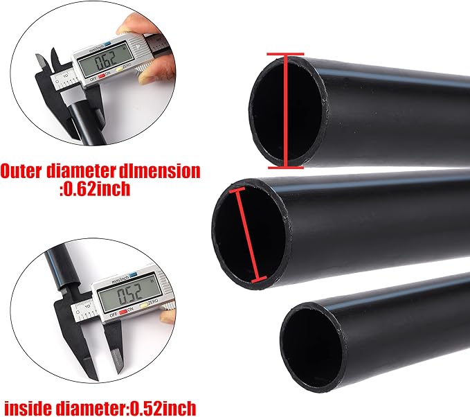 1/2 inch Irrigation Fittings Tee Connectors For (1/2" ID x0.6-0.63" OD) 16mm Drip Tubing Barbed Connectors-10 Pcs/pack
