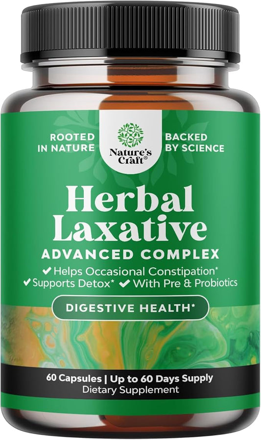 Herbal Laxative Capsules with Probiotics –