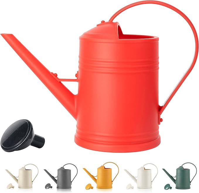 Watering Can for Indoor Plants, Flower Watering Can, Plastic Water Can for Plants, Indoor Watering Can with Sprinkler Head 68 oz, 1/2 Gallons