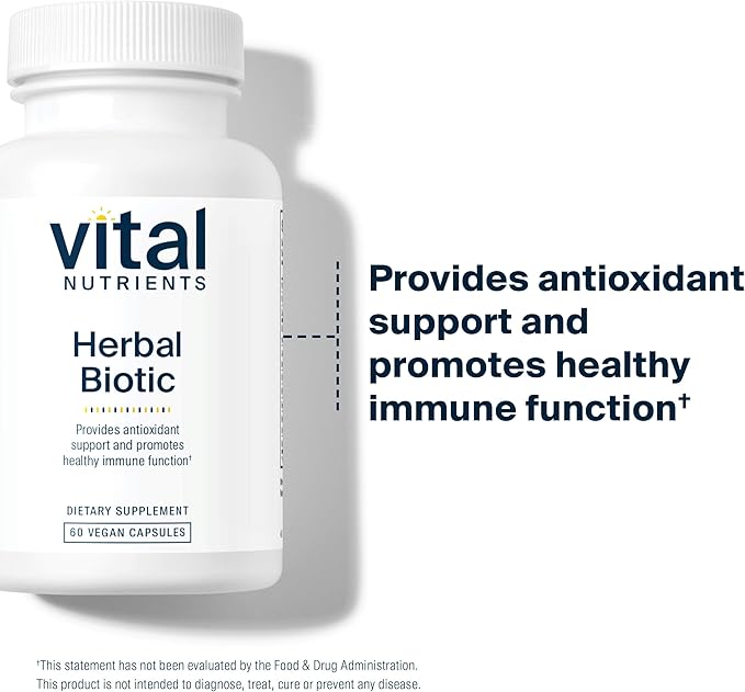 Vital Nutrients Herbal Biotic 60 Capsules
