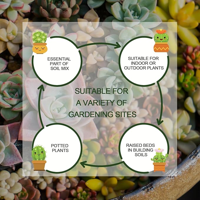 10QT Horticultural Vermiculite Bulk, Organic Vermiculite for Plants, Course Grade Vermiculite for Gardening, for houseplants, for Mushrooms, to Maintain Soil Moisture and Plant Growth(5-8mm)