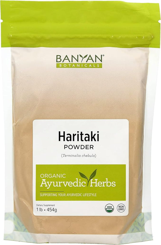 Banyan Botanicals Haritaki Powder – Certified 1 Pound