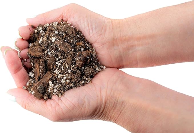 Fiddle Leaf Fig Soil Mix - 20 Quart - Premium Blend of Peat Moss, New Zealand Bark, Coco Chips, and Perlite for All Purpose Planting - 4 Bags of 5 Quart