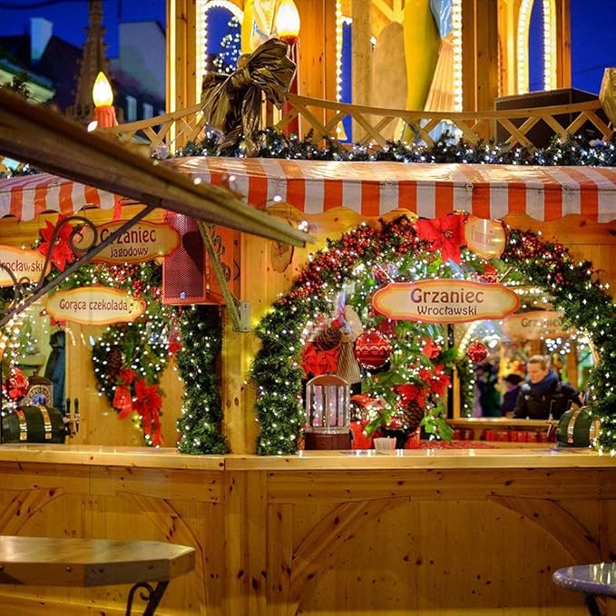 weillsnow White Christmas Fairy Lights Plug in, 200 LED 66FT Waterproof Christmas String Lights, 8 Modes with Memory for Outdoor Indoor Wedding Garden Christmas Decorations (66FT, White)