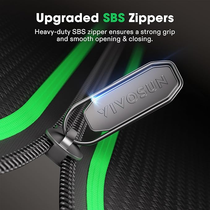 VIVOSUN P888 96"×96"×80" PRO Grow Tent, with Thick 1 inch Poles, Strengthened High Reflective Mylar Oxford Fabric, Extra Hanging Bars & High CFM Kit for Hydroponics Indoor Plant for VS4000×4