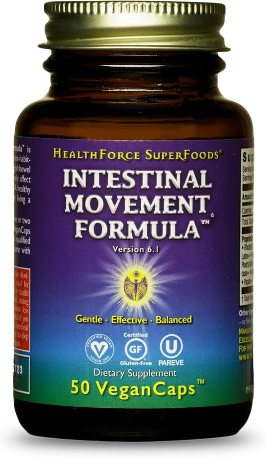 HealthForce SuperFoods Intestinal Movement Formula 50 Caps