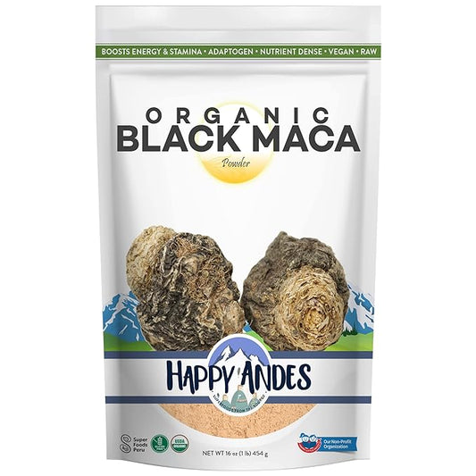 Happy Andes Organic Black Pure & 16 oz