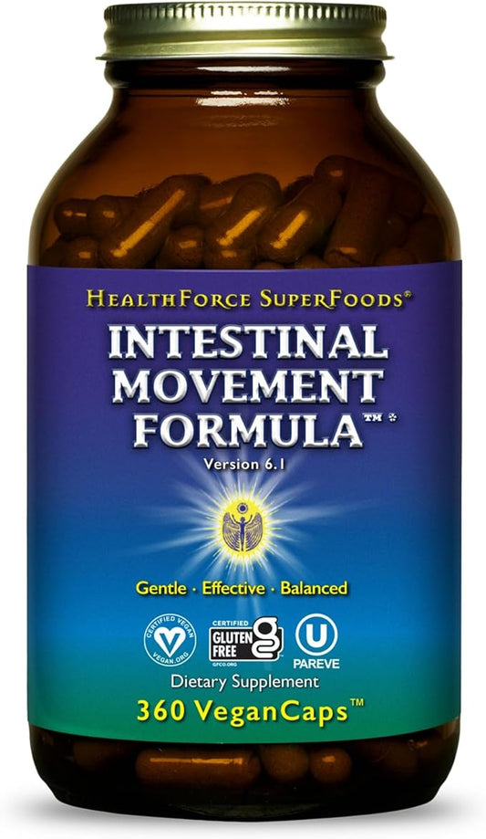 HEALTHFORCE SUPERFOODS Intestinal Movement Formula 360 Capsules