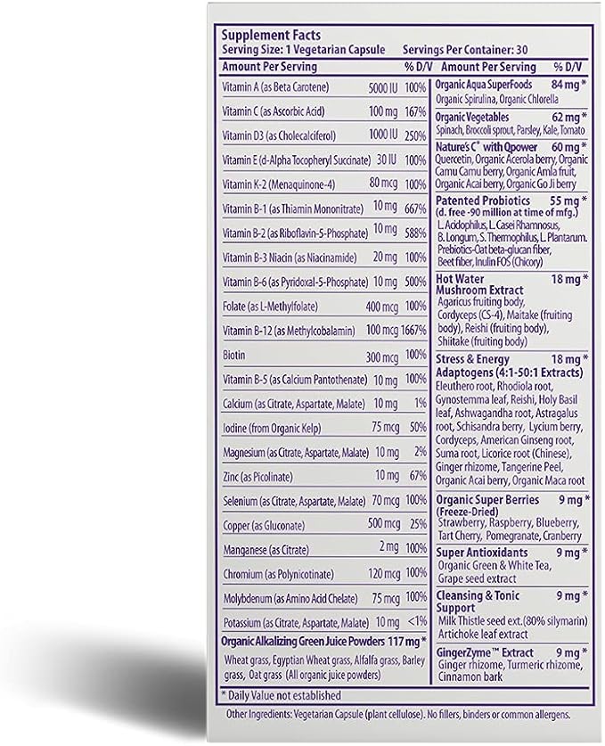 Paradise Herbs - Earth’s Blend® Superfood 60 Count