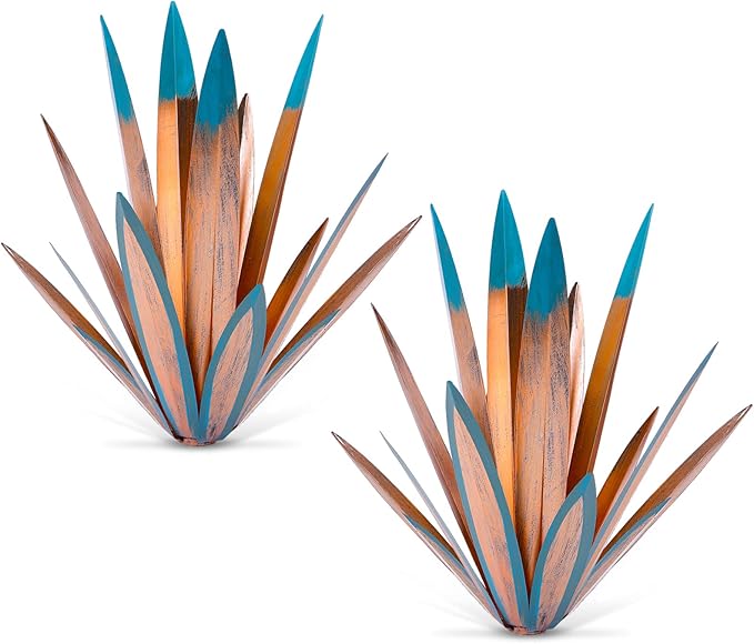 Metal Tequila Country Sculpture DIY Tequila Plant Home Decor Country Tequila Garden Ornament Indooutdoor Statuette Patio Lawn Patio Stake Decoration Gift to The Garden