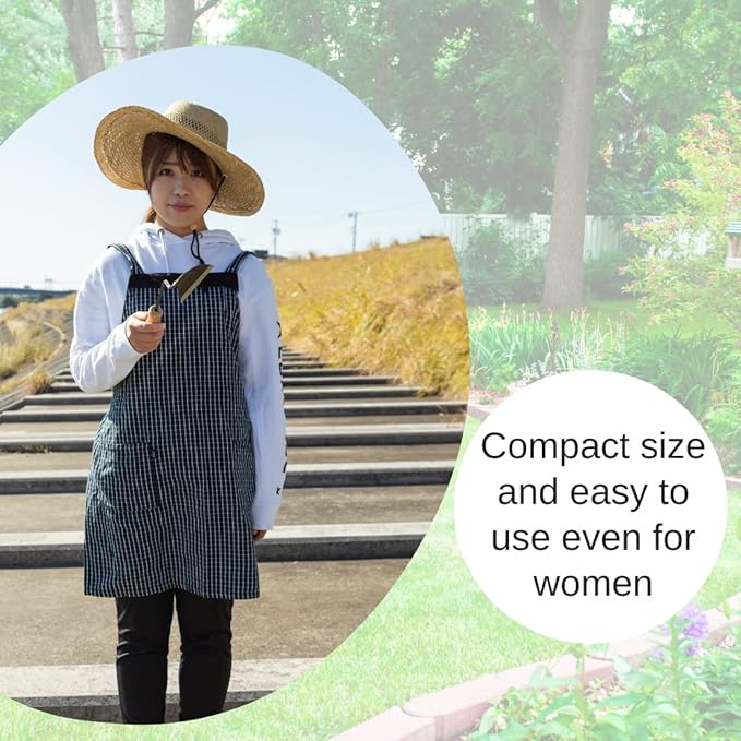 Japanese Sickle (Nejirigama) Durable Carbon Steel (SK85) Blade, Weeder Scraper Hoe, Hand Held Garden Tool, Blade Length 4.72inch