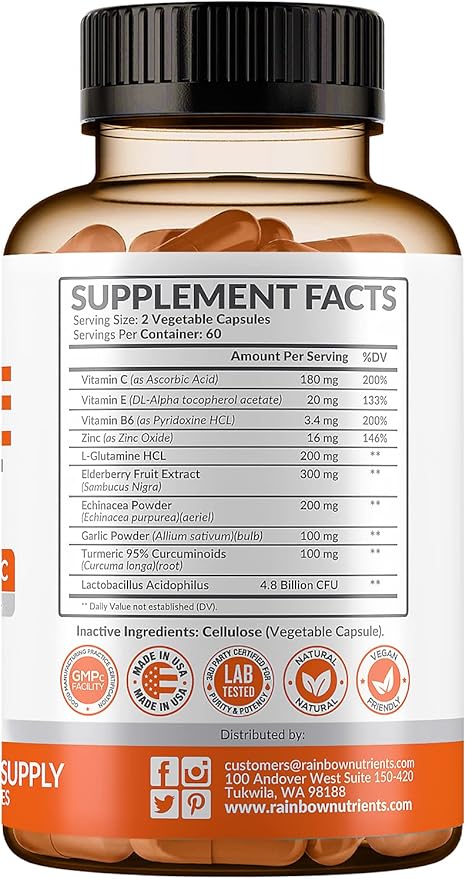 10 in 1 Immune Support Supplement |60 Day