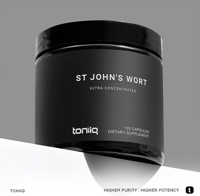 1,000mg Ultra High Strength St. John's 7X Concentrated 0.3% Hypericin 120 Capsules